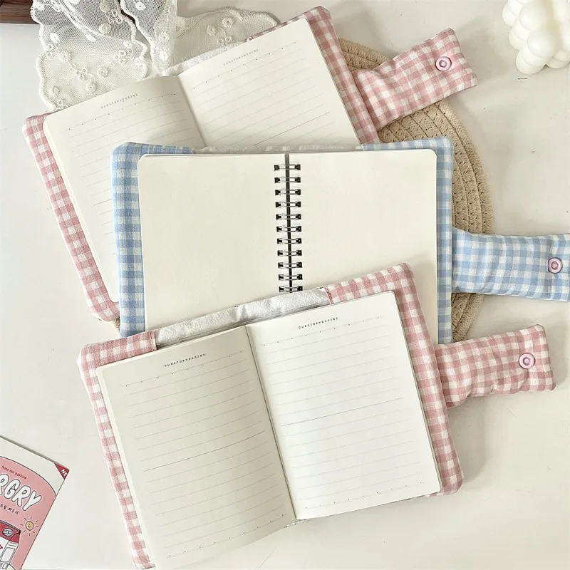 A6 hecho a mano estampado Floral trébol libro chaqueta cubierta de libro libro libro de contabilidad portátil Bloc de notas diario funda protectora - imagen 4