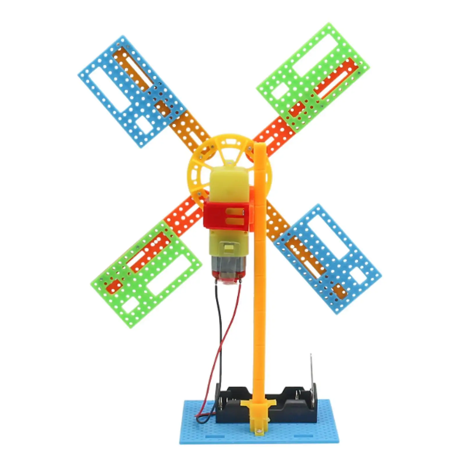 DIY Windmill Craft Physics Kit Desk Decoration Hands on Ability Invention Science Kit for Kids Girls Boys Holiday Gifts Children