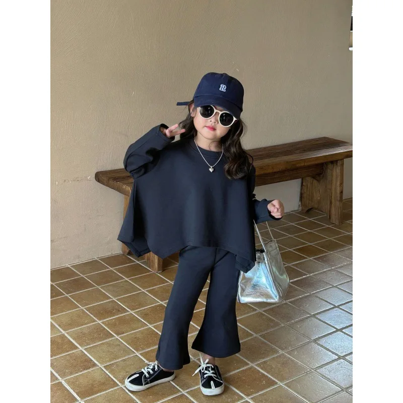 Conjunto bebé manga larga y pantalón acampanado de algodón - imagen 4