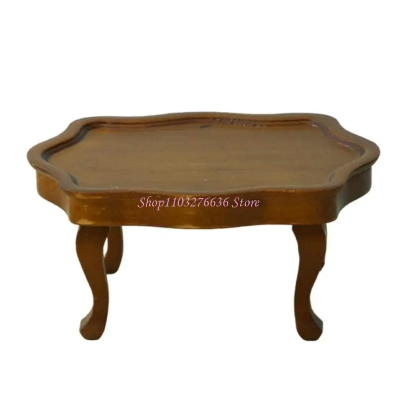 café en miniatura R6FD para 1/12 casas muñecas sala estar mejorando escena - imagen 4