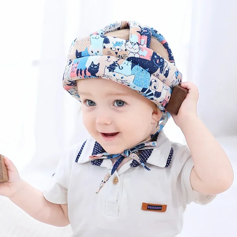 Gorro protector ajustable para bebé – Seguridad anticolisión