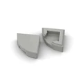 1000pcs light grey