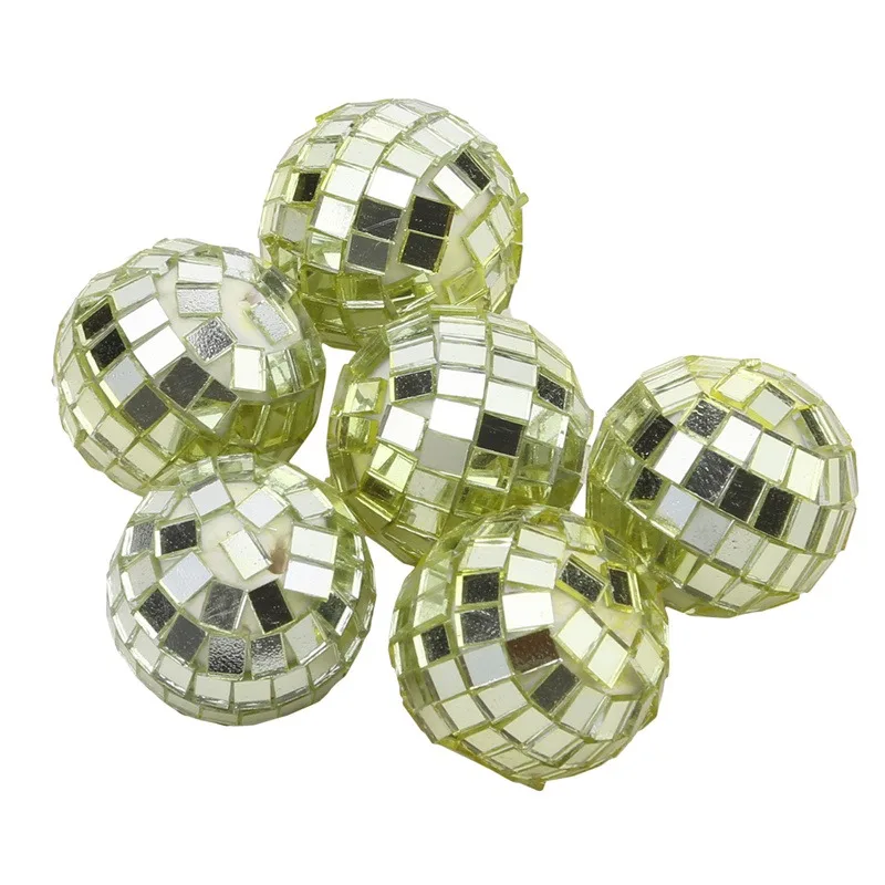 Bola giratoria de cristal reflectante para fiesta de Navidad, 6 piezas, 3CM, DJ - imagen 5