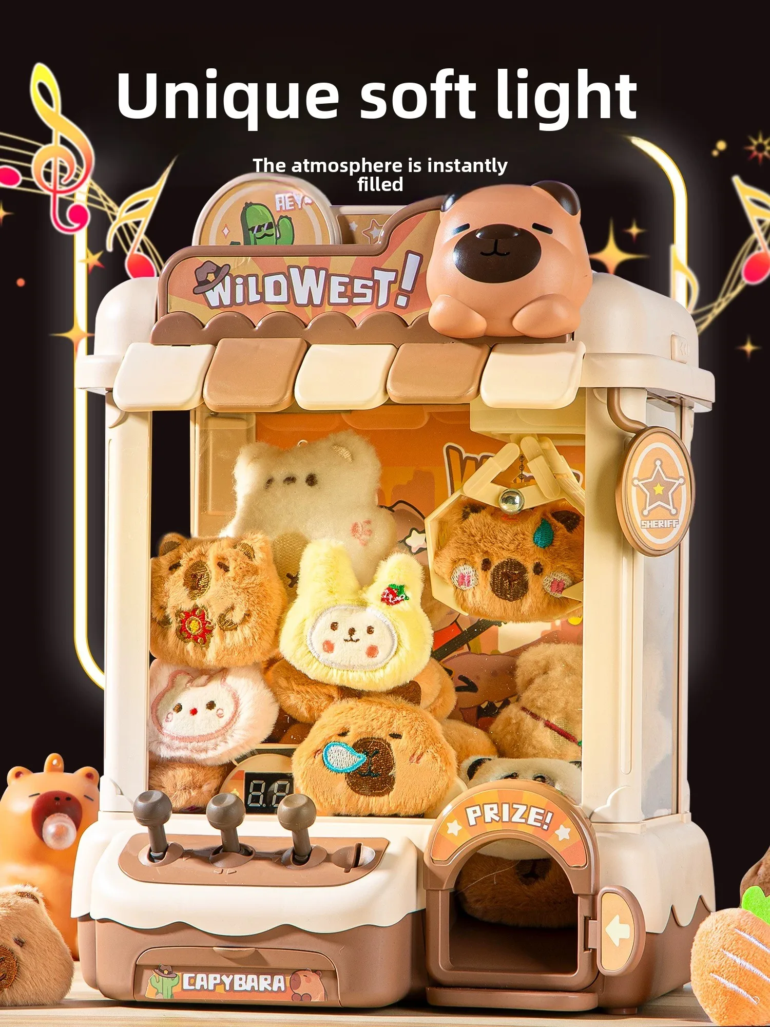 Máquina de grúa automática con monedas – Mini garra para niños - imagen 5