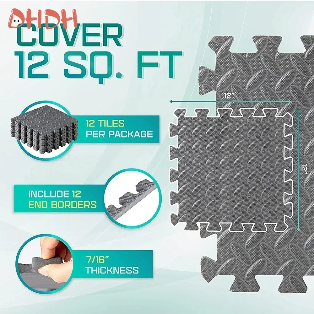 Alfombra puzzle de EVA para niños – Baldosas antideslizantes - imagen 2