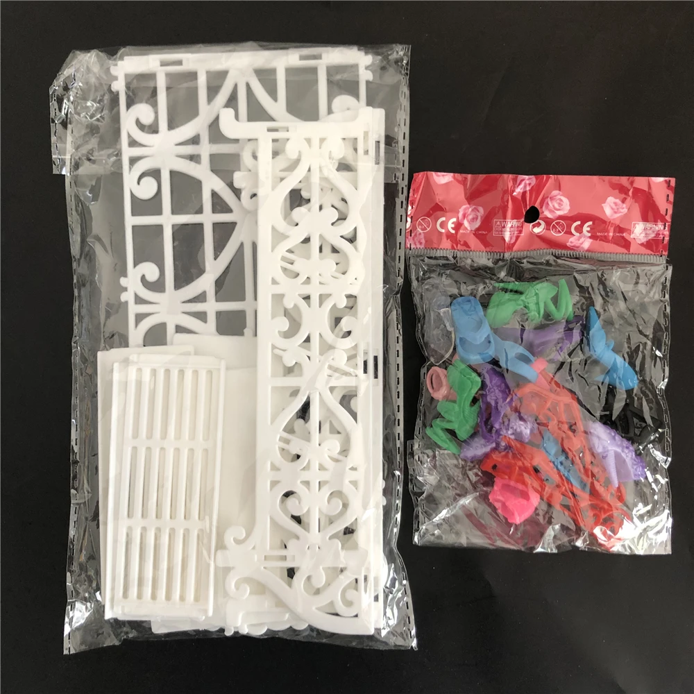 Estante zapatos muñeca plástico blanco - Vista principal completa