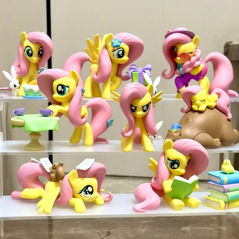 My Little Pony Sweet Diary Series, caja ciega de moda, juguetes, figura de Anime bonita, modelo de muñeca Fluttershy, juguetes para coleccionar adornos
