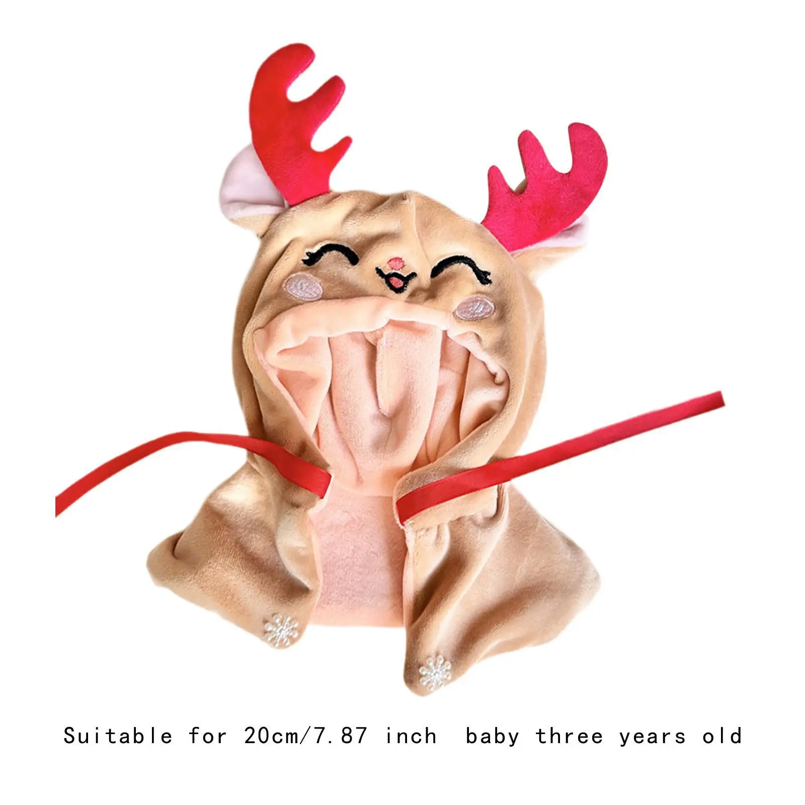 Elk Cape Clothing Set for Dolls, Outfit for Doll Accessories