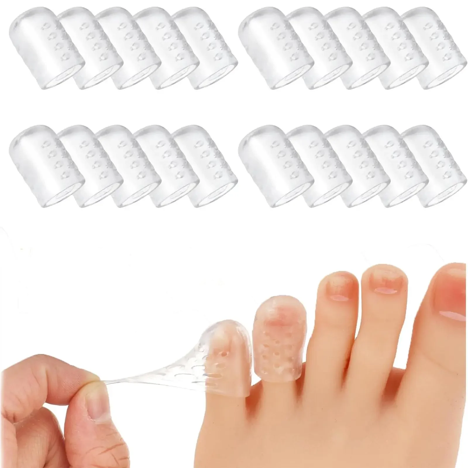 Protectores de gel de silicona para dedos del pie contra callosidades - imagen 5