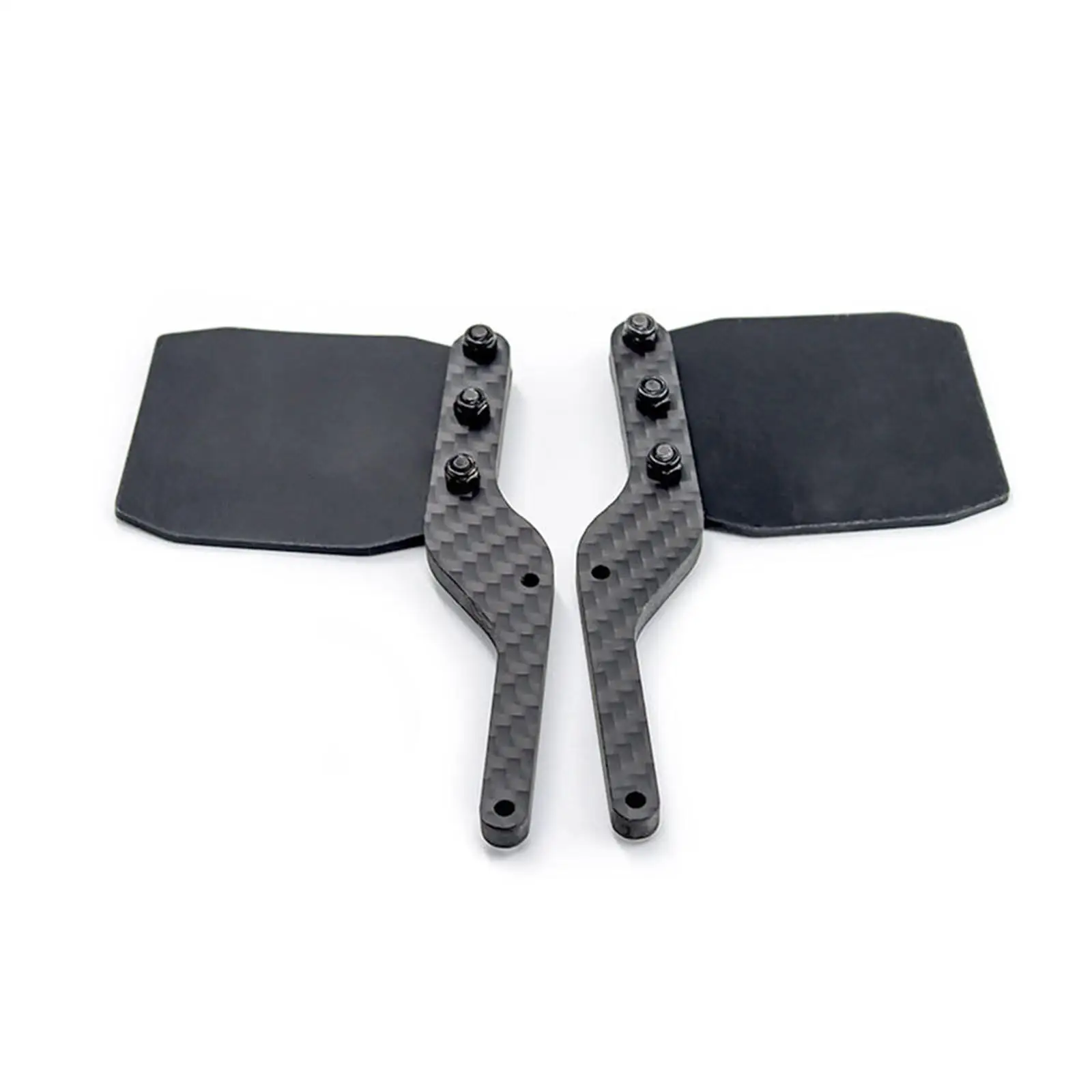 2 Pieces 1/7 RC Fender Accessories Upgrade Parts Mud Guard Silicone Mudguard