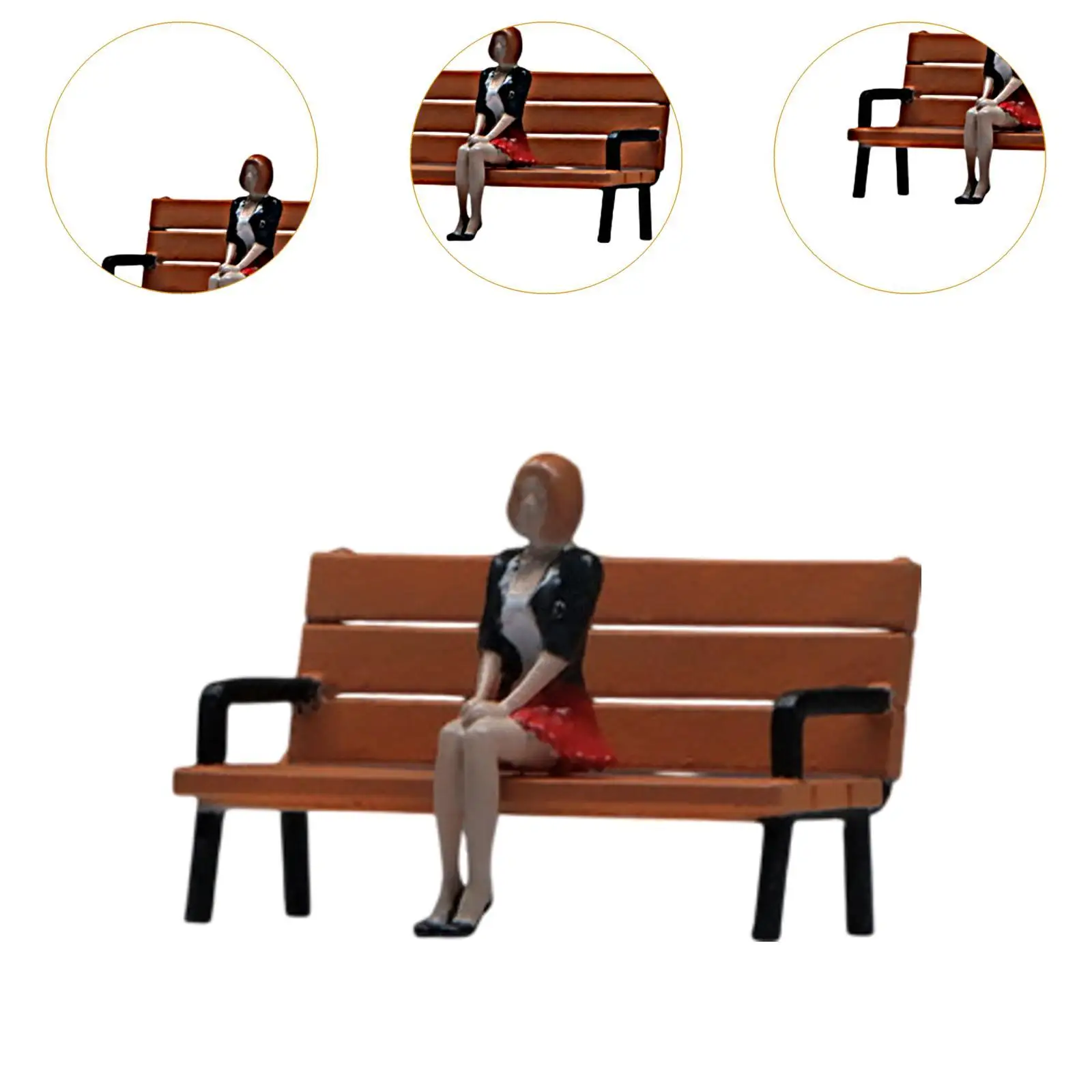 Figura a escala 1/64, figura de resina, escenas en miniatura, decoración, Dioramas, Mini realista - imagen 5