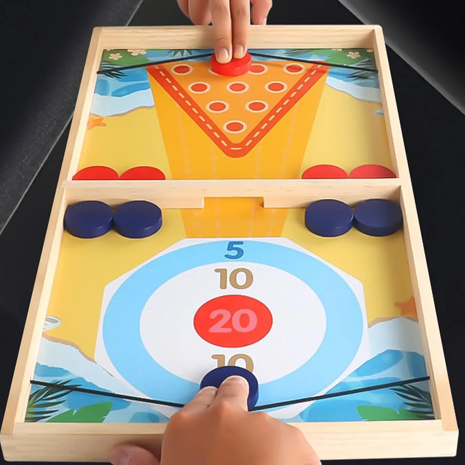 Fast Puck Game Portable Fun Bowling Games for Friends Boys Girls Kids Adults Fast Puck Game Portable Fun Bowling Games for Friends Boys Girls Kids Adults