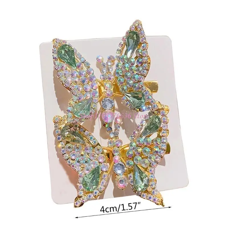 Horquillas mariposa con lazo princesa para niña - imagen 5