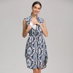 Vestido verano de maternidad – Corte A holgado con floral