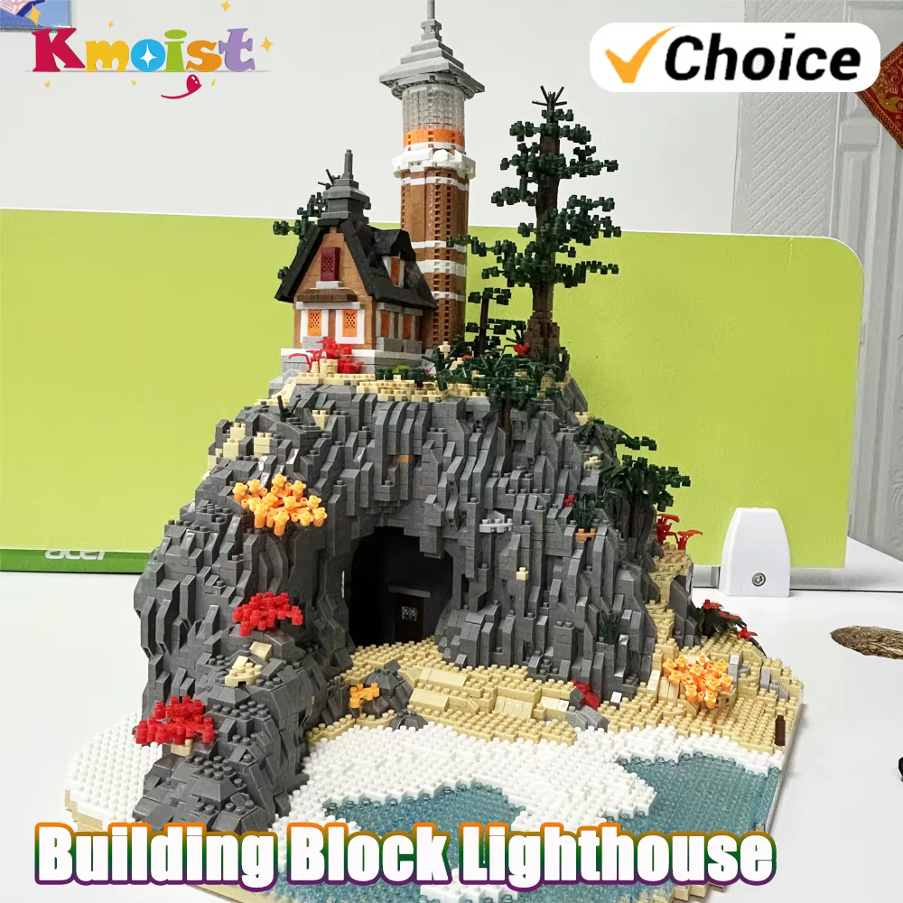 Faro de microbloques con luz LED para niños - imagen 5