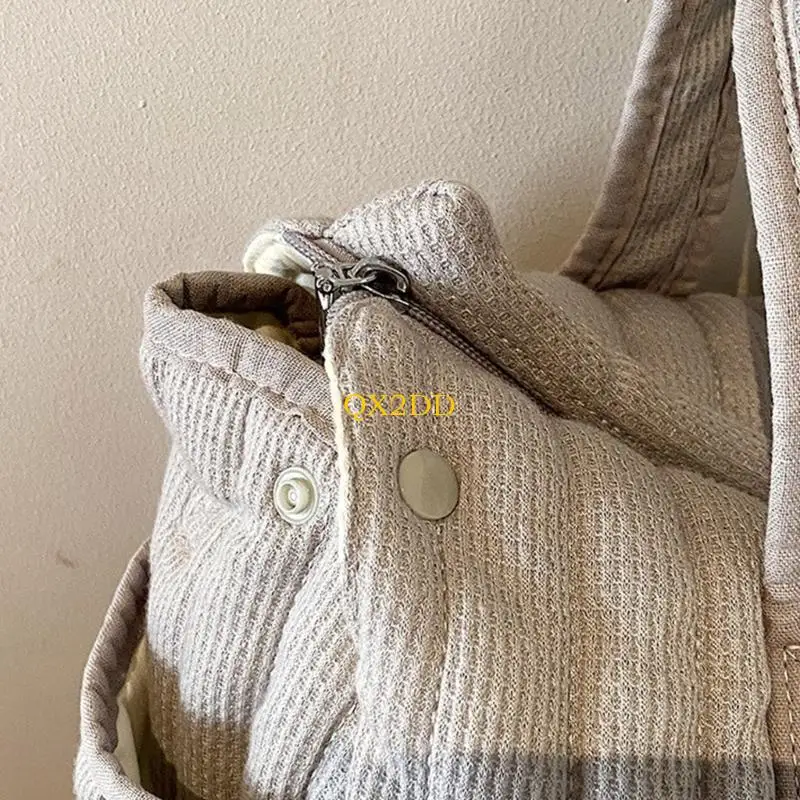 QX2D Bolso ligero para mamá para organizar productos bebé, bolsa almacenamiento para cochecitos viaje para excursiones - imagen 3