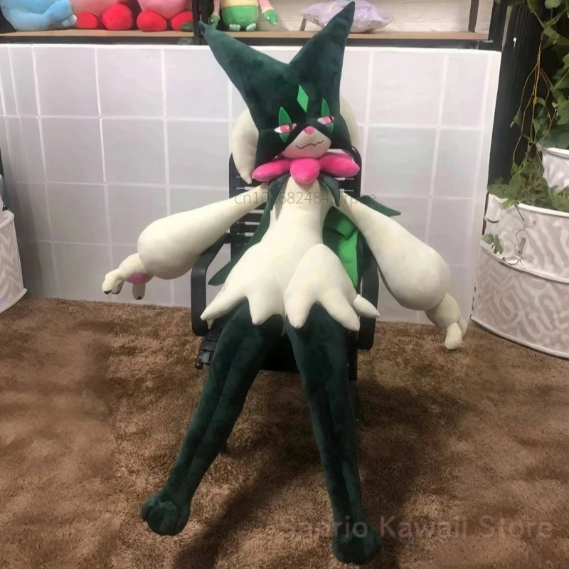 Pokémon Meowscarada peluche gigante de alta calidad para niños - imagen 3