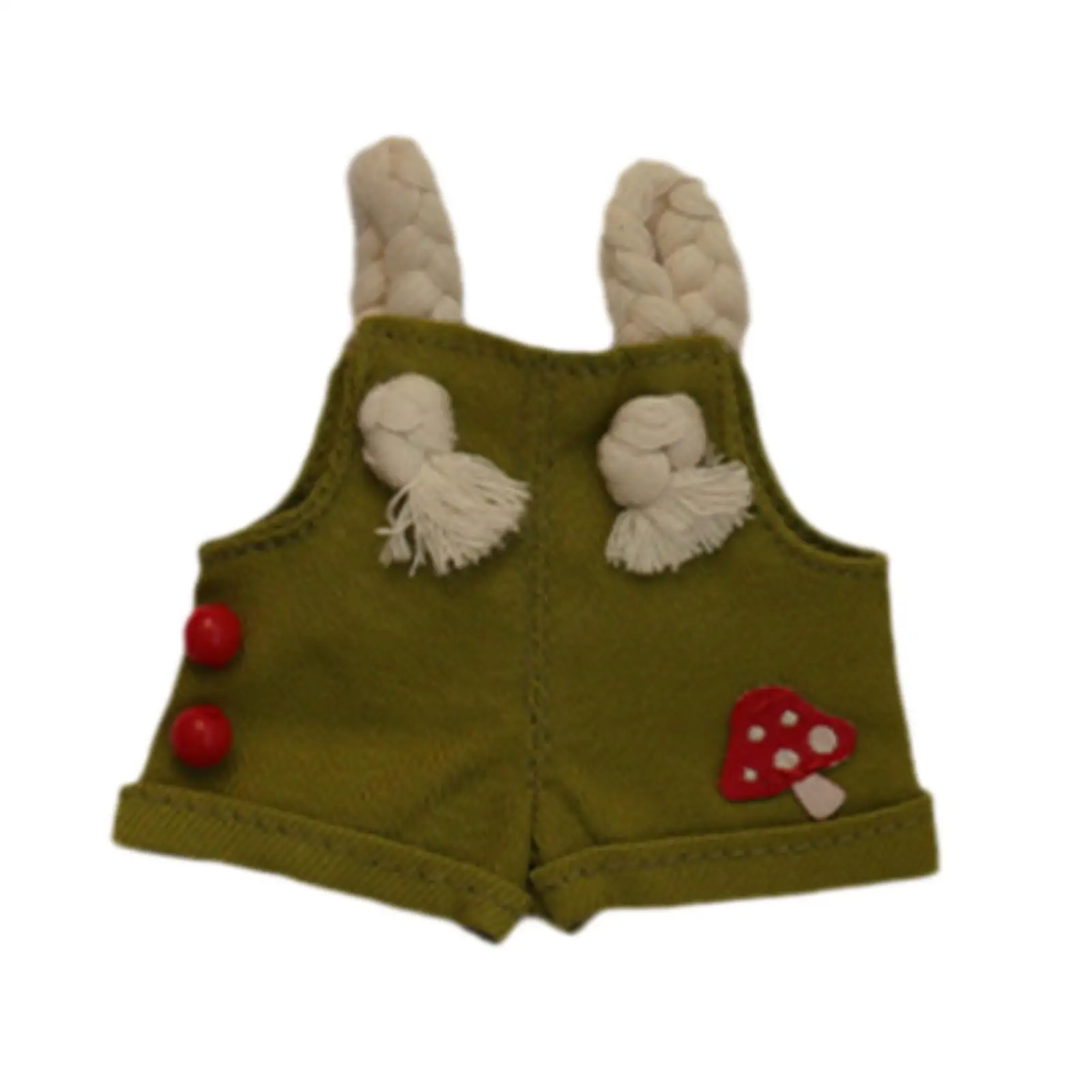 12cm Plush Doll Clothes Pants Decoration Outfits Overalls for DIY Crafts