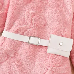 Vestido de fiesta rosa para niña con riñonera - Estilo Princesa