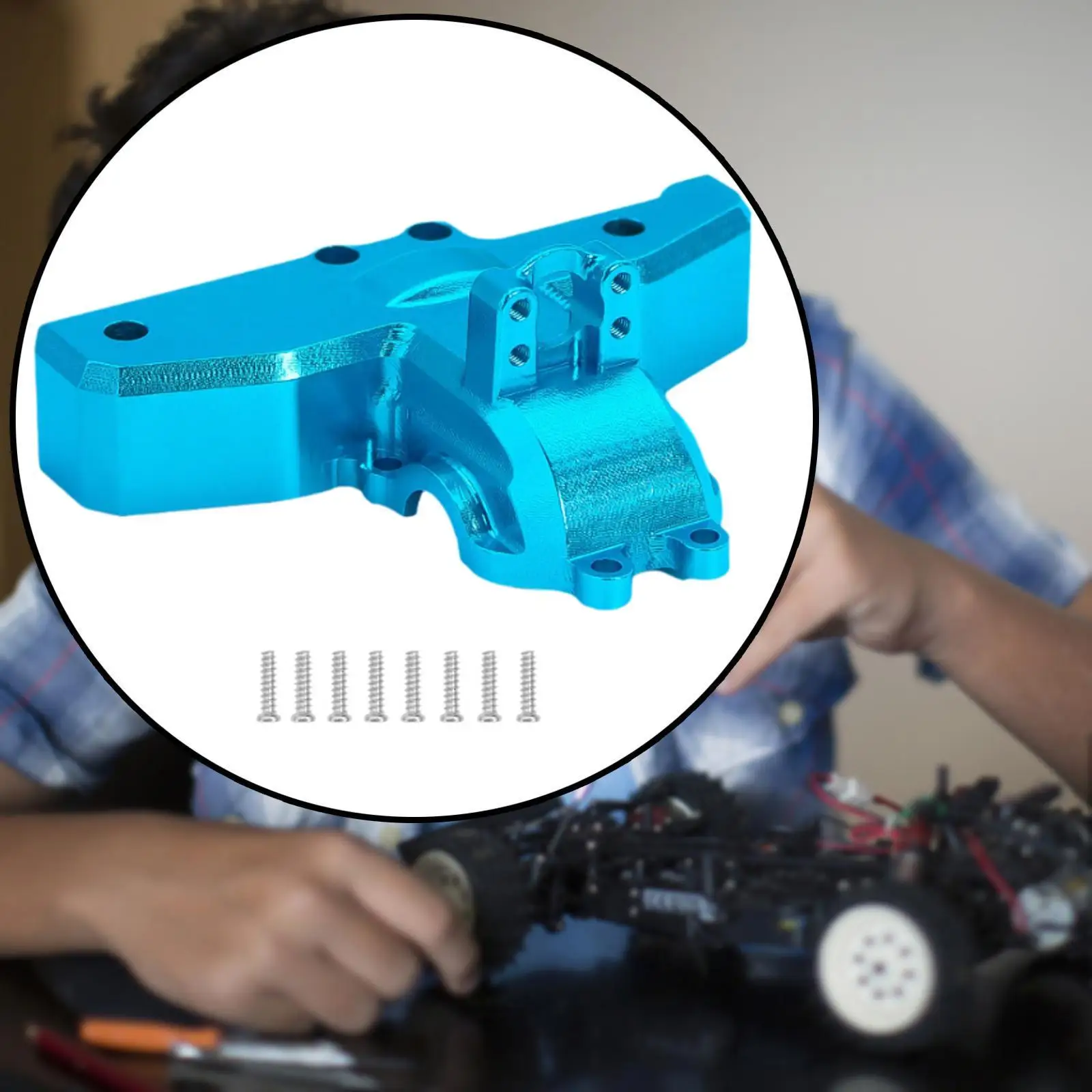 1:14 RC Car under Gearbox Covers Metal Rear Upper Replacement Anti Collision Differential Case Cover for 14209 14210 DIY Accs 1:14 RC Car under Gearbox Covers Metal Rear Upper Replacement Anti Collision Differential Case Cover for 14209 14210 DIY Accs