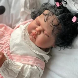 Muñeca realista para niña – Cuerpo de tela suave y pelo natural