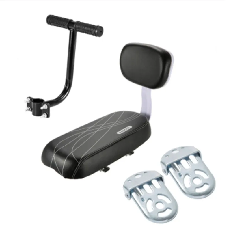 Asiento de bicicleta infantil con respaldo y reposabrazos - imagen 5