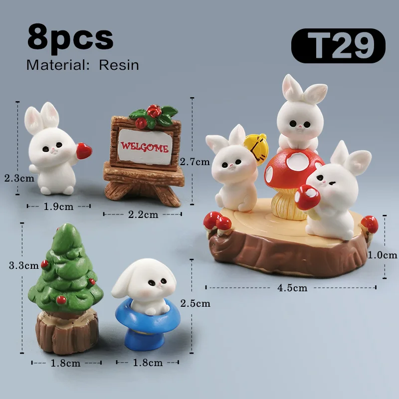 8pcs Rabbit-T29