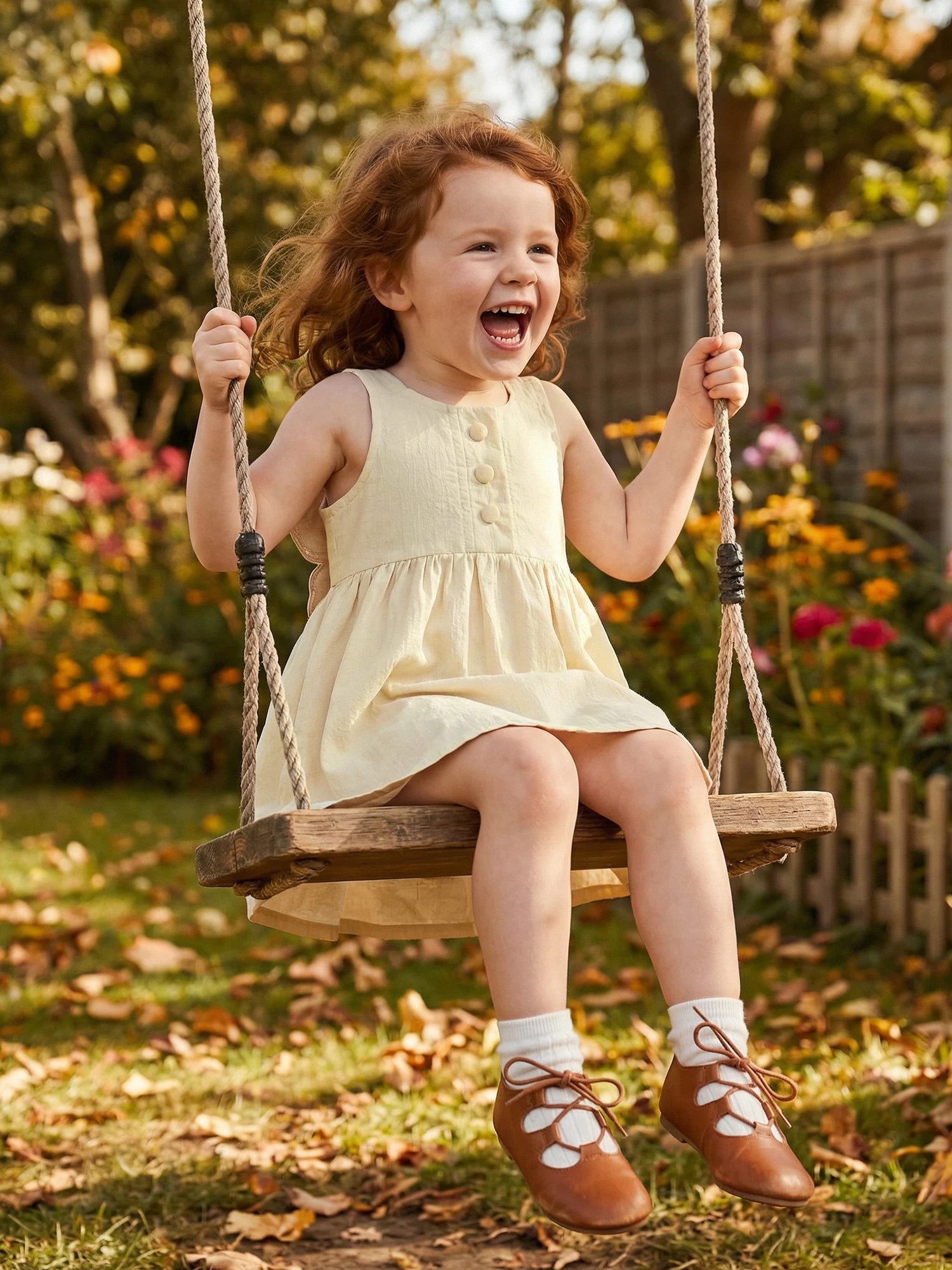 Vestido pelele para niña en diferentes ángulos