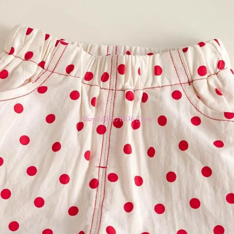 R6FD Niños Shorts informales livianos Cortos elásticos Juuego cintura Elástica Diseño acentuado único - imagen 4