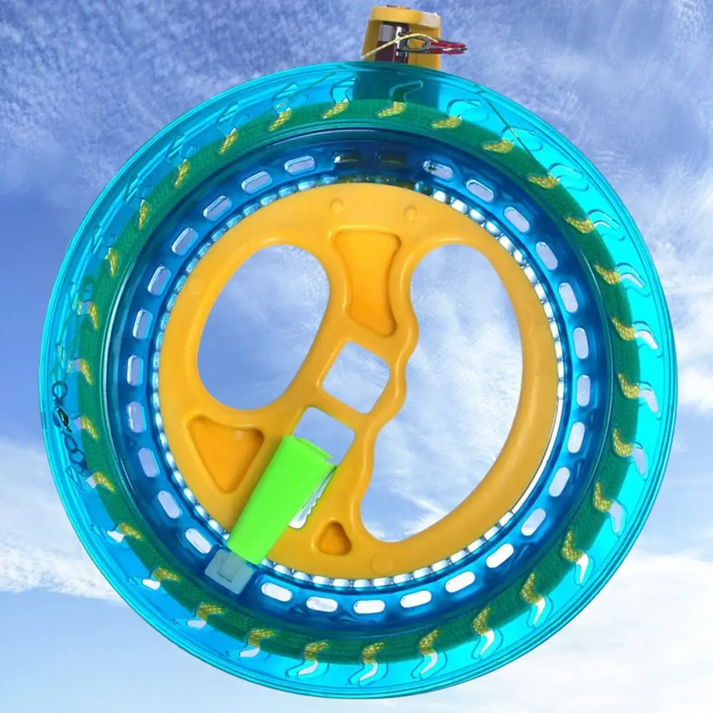 Carrete de cometa para mascotas, herramienta de mango de cuerda de rueda de fuego con línea de 1312 pies, viene con bloqueo, 16/18/20cm - imagen 4