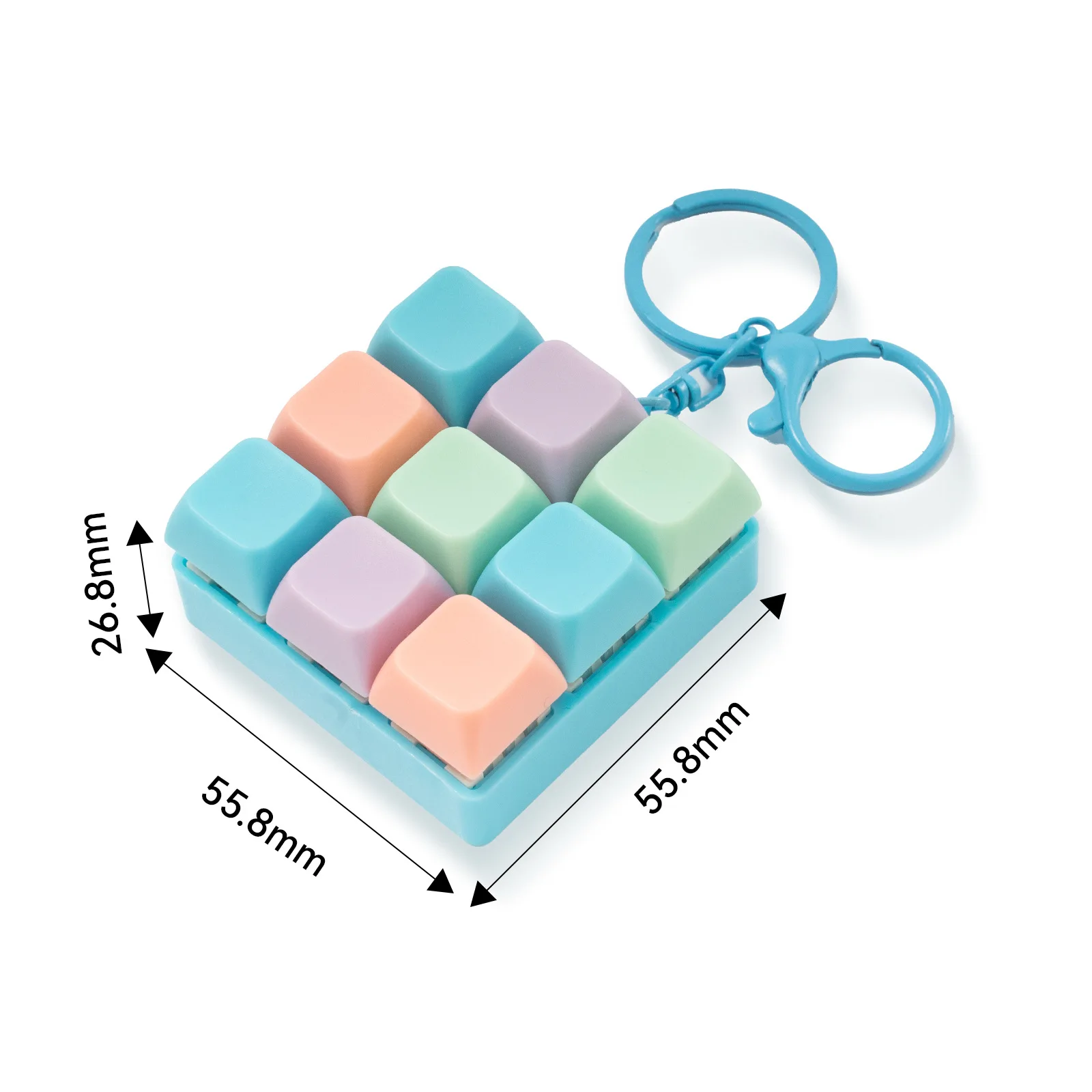 Llavero Tetris antiestrés – Juguete sensorial de dedo infantil