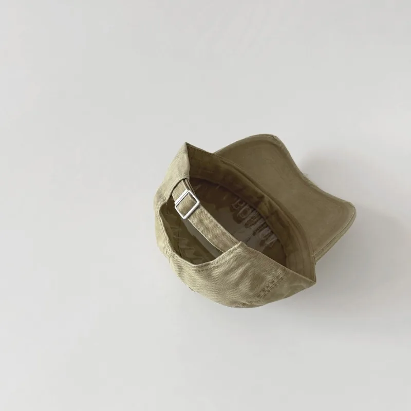 Gorra de béisbol Retro americana para niños, gorra bordada con letras a la moda para niño y niña, sombrilla escolar de viaje para primavera y verano - imagen 4