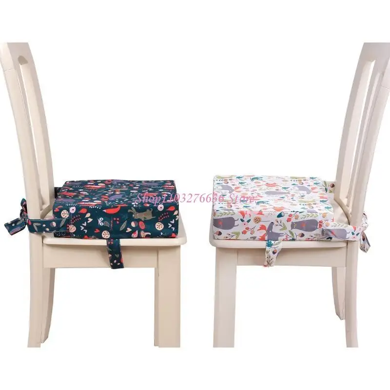 R6FD Portable Kids Baby High Chair Pad Travel Dining Room Adjustable Detachable Washable Thicken Sponge for Seat Cush - imagen 5
