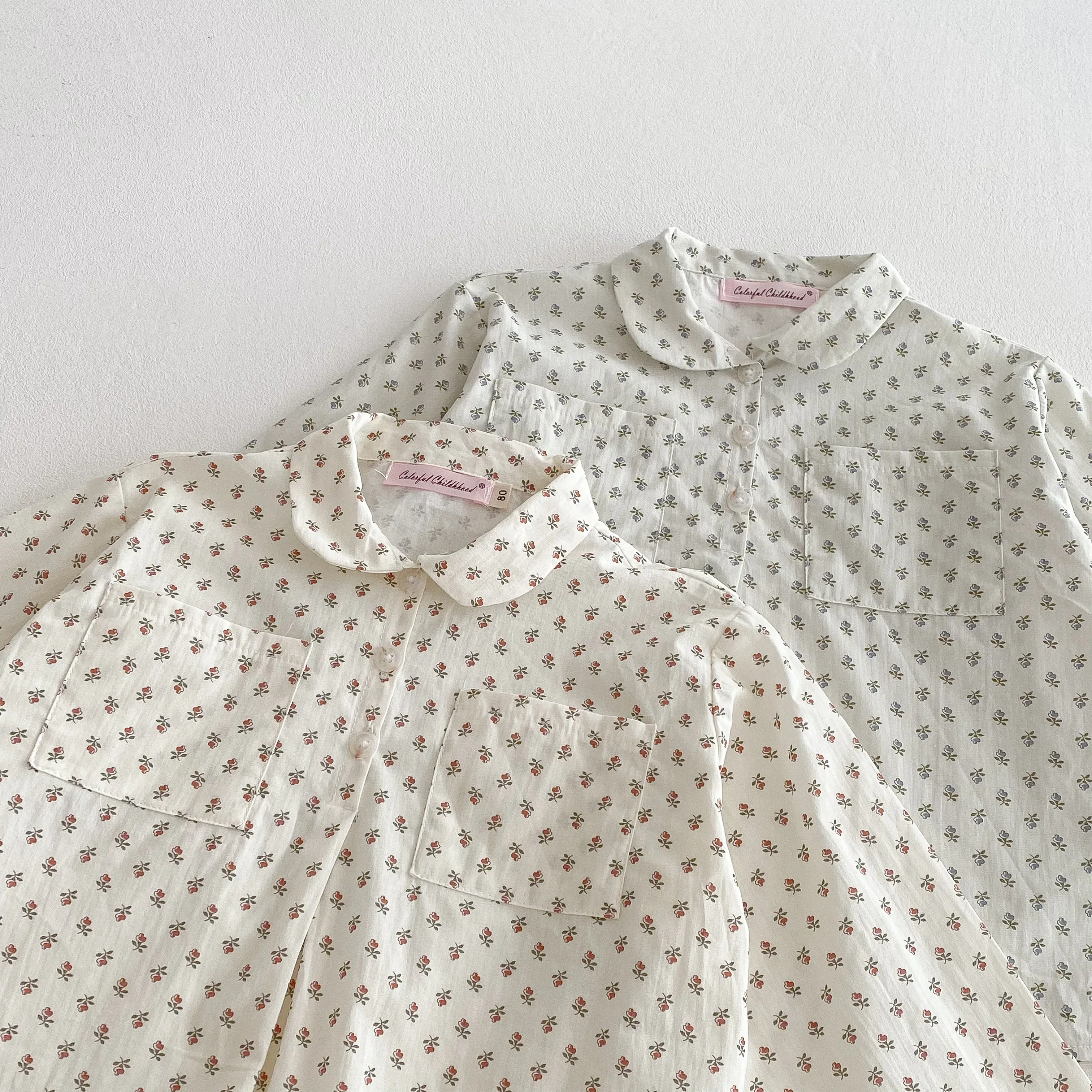 Camisa floral manga larga para niña – Primavera y otoño - imagen 4