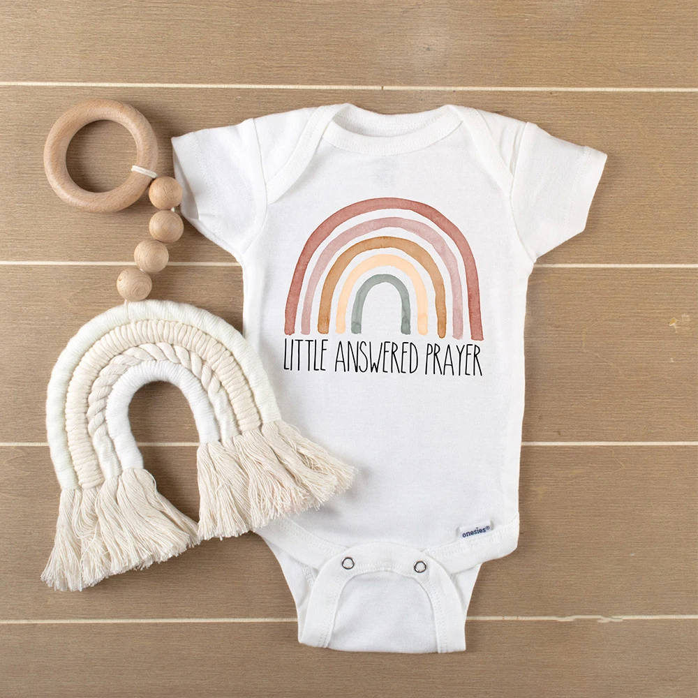 Body para recién nacido con respuesta pequeña de arcoíris, mameluco para recién nacido, Hospital, recién nacido, regalo de ducha infantil, ropa de anuncio para bebé