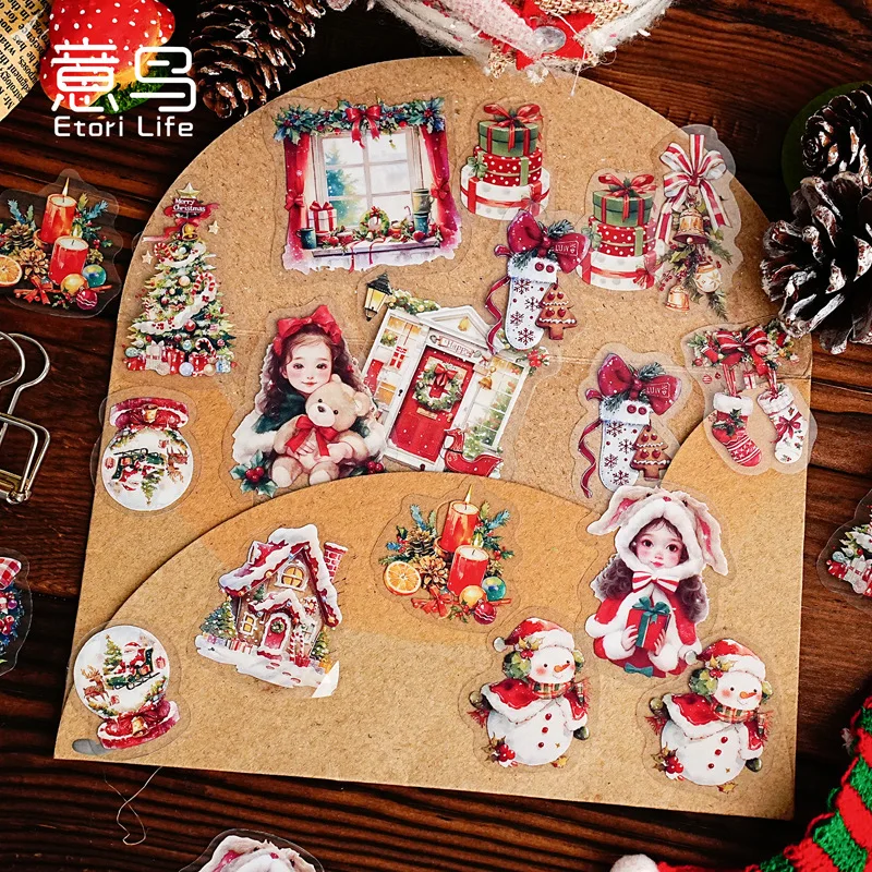 Pegatinas de Navidad Encuentros para planificadores y scrapbooking - imagen 4