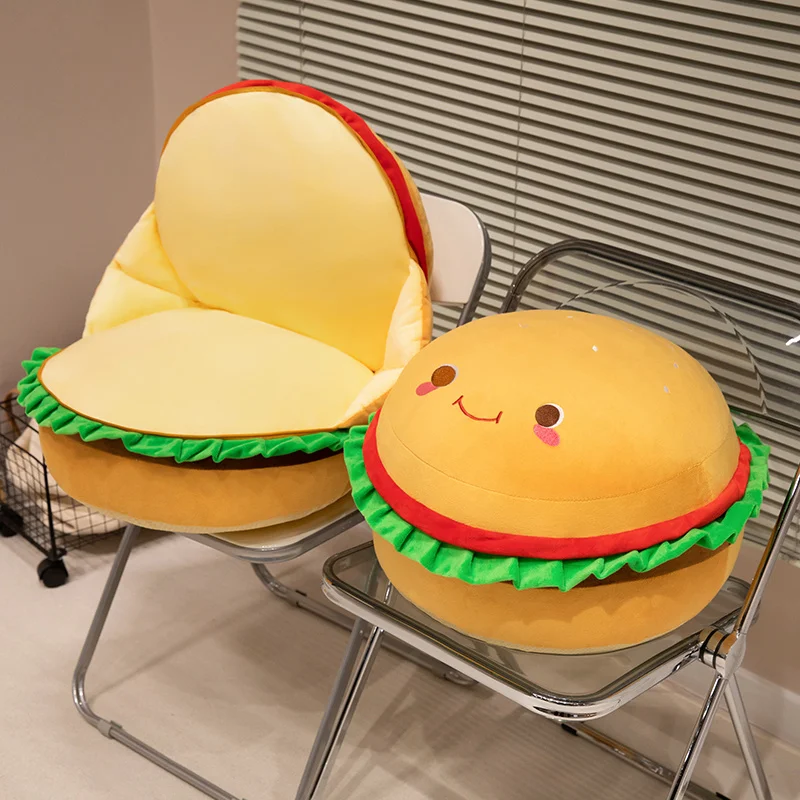 Peluche hamburguesa blandito para niños – Cojín divertido - imagen 3