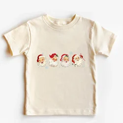 Camiseta navideña con lazo para niño – Manga corta festiva