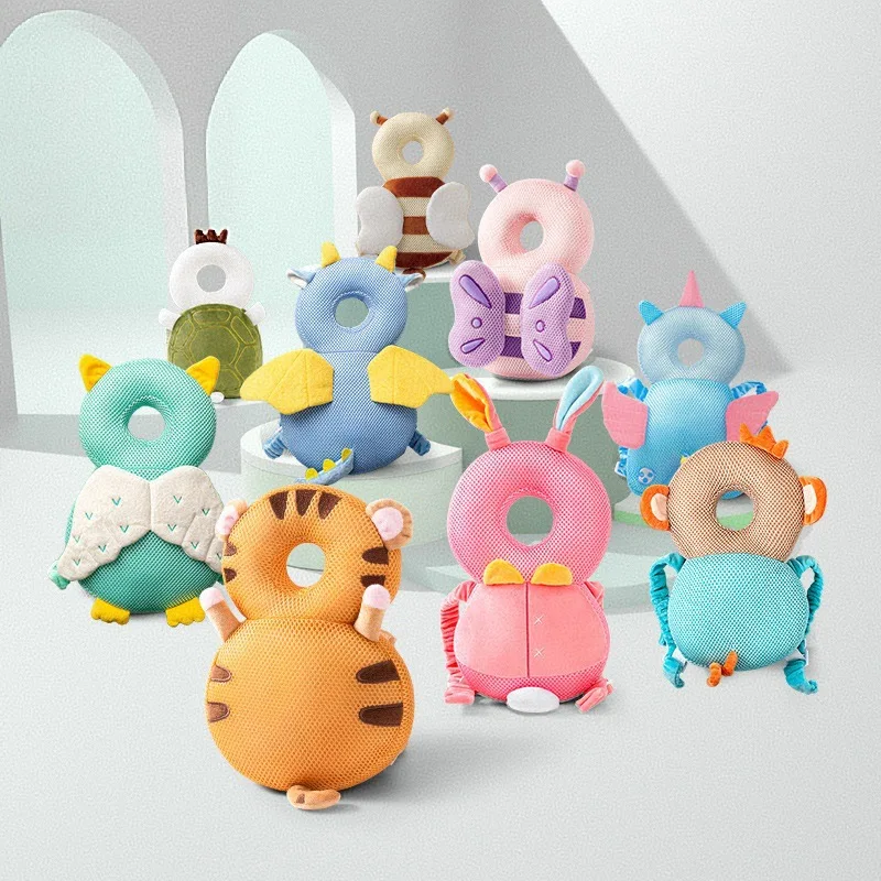 Mochila de seguridad para niños pequeños, Protector de cabeza, cojín para caminar para bebés, almohada anticaída, equipo de protección contra caídas para aprender a caminar