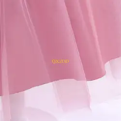 QX2D Vestido verano para niñas, vestido princesa para actuaciones en escenario, vestidos para niñas pequeñas