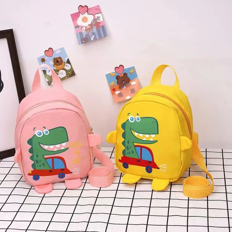 Mochila escolar impermeable con dinosaurios para niños - imagen 5