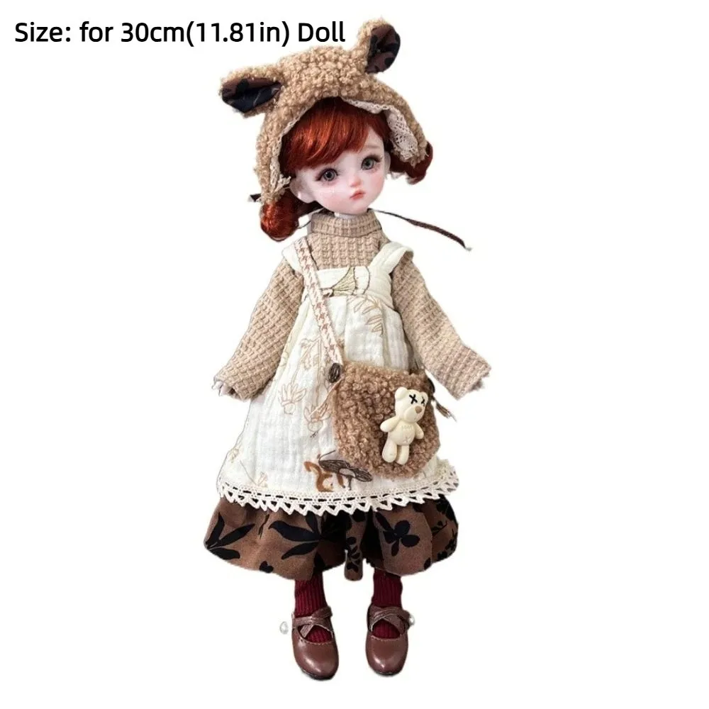 Ropa de moda para muñeca – Vestido informal con accesorios - imagen 5
