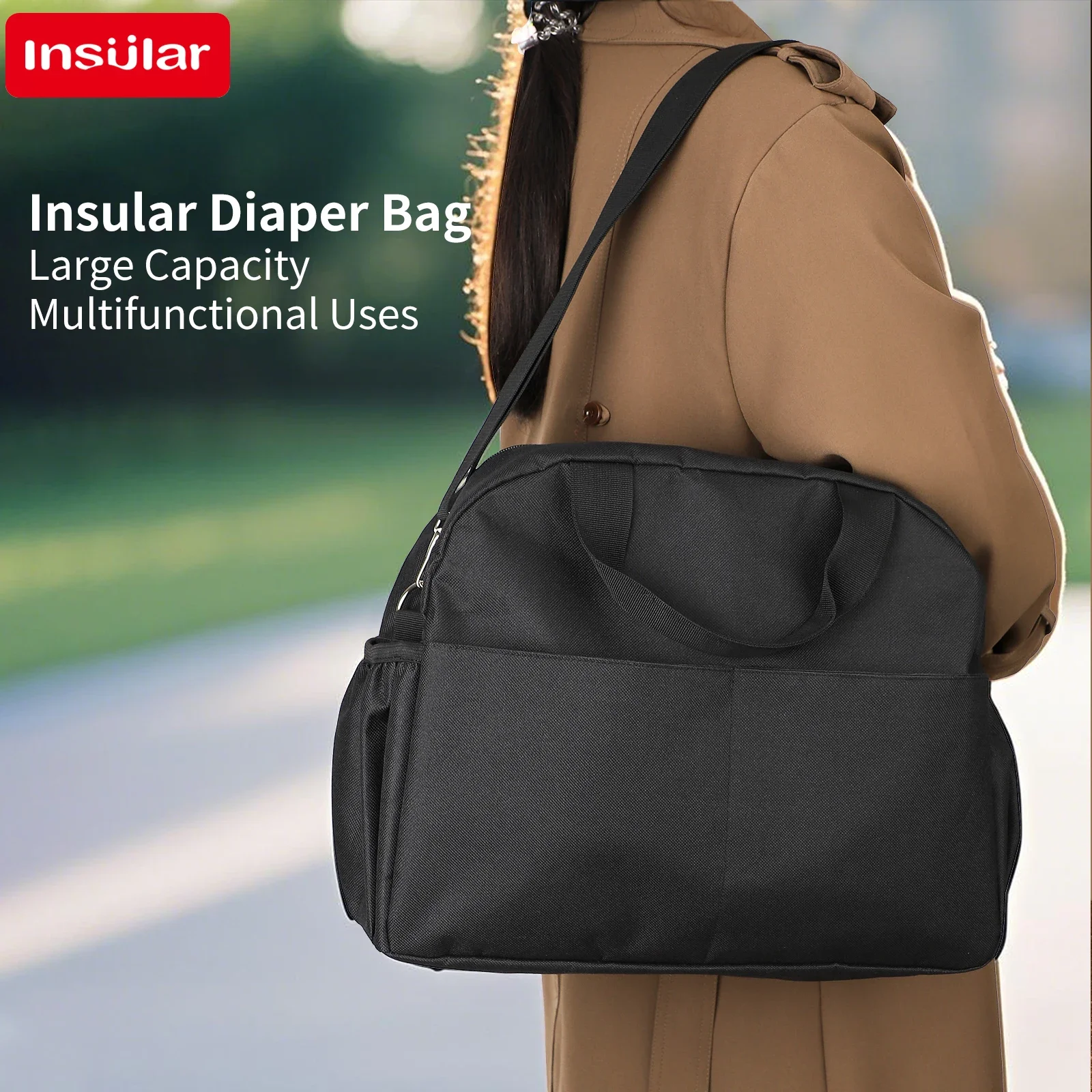 Bolsa térmica impermeable para biberones – Compatible con cochecito