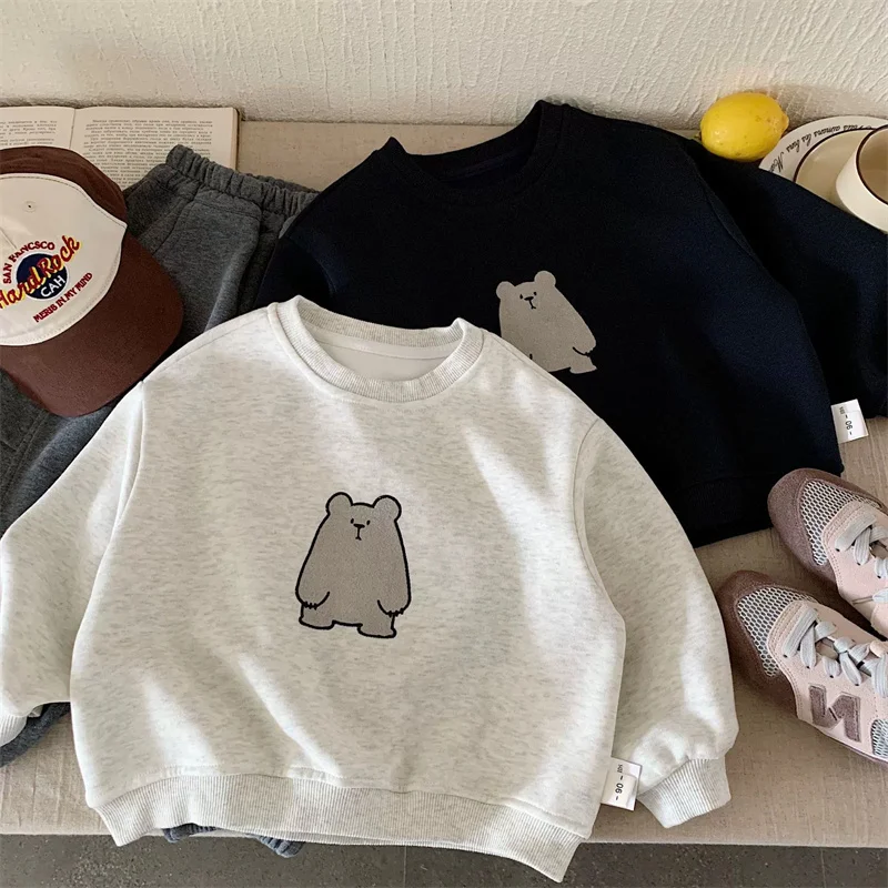 Sudadera de otoño para niño y niña con dibujos animados - imagen 5