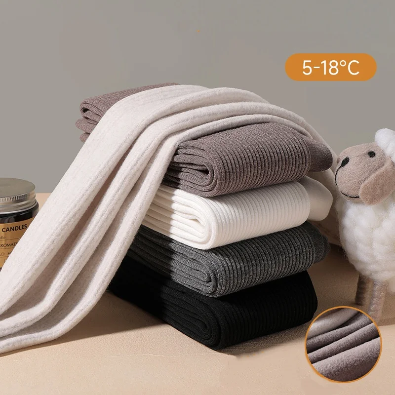 Medias a rayas para niña, pantimedias suaves para otoño e invierno, mallas sólidas para uso diario para niños de 2 a 12 años - imagen 2