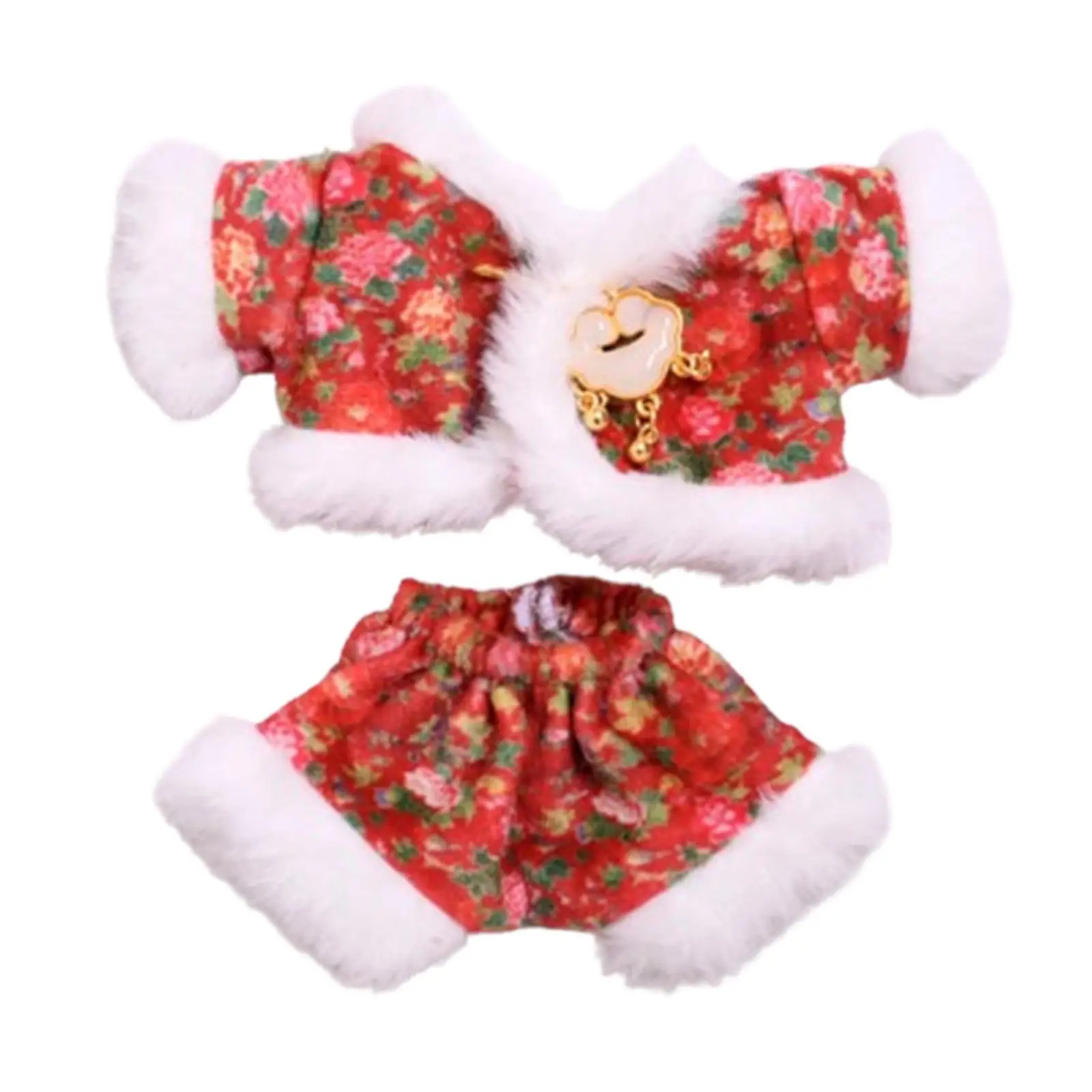 15cm-17cm Plush Doll Clothes Fashion Plush Doll Accessories Stuffed Animals Clothes Cartoon Doll Costume for Doll Accessories