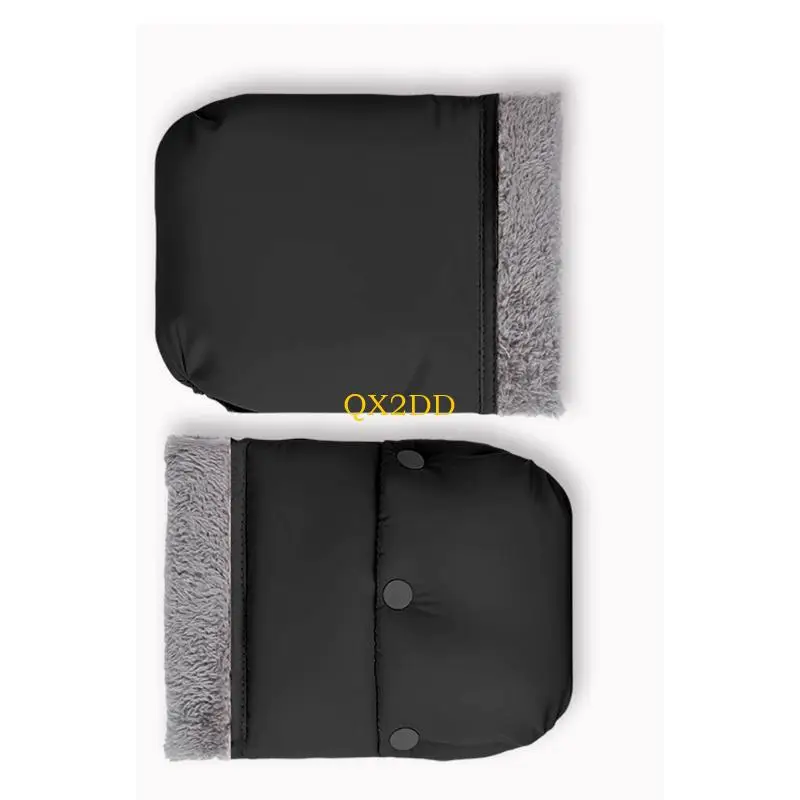 QX2D Guantes para cochecito bebé – Aislamiento térmico y forro suave