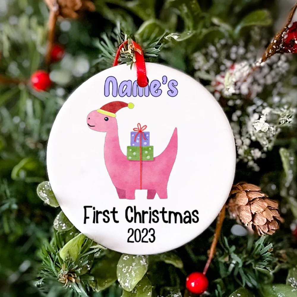Adorno de Navidad para bebé personalizado – Recuerdo especial - imagen 4
