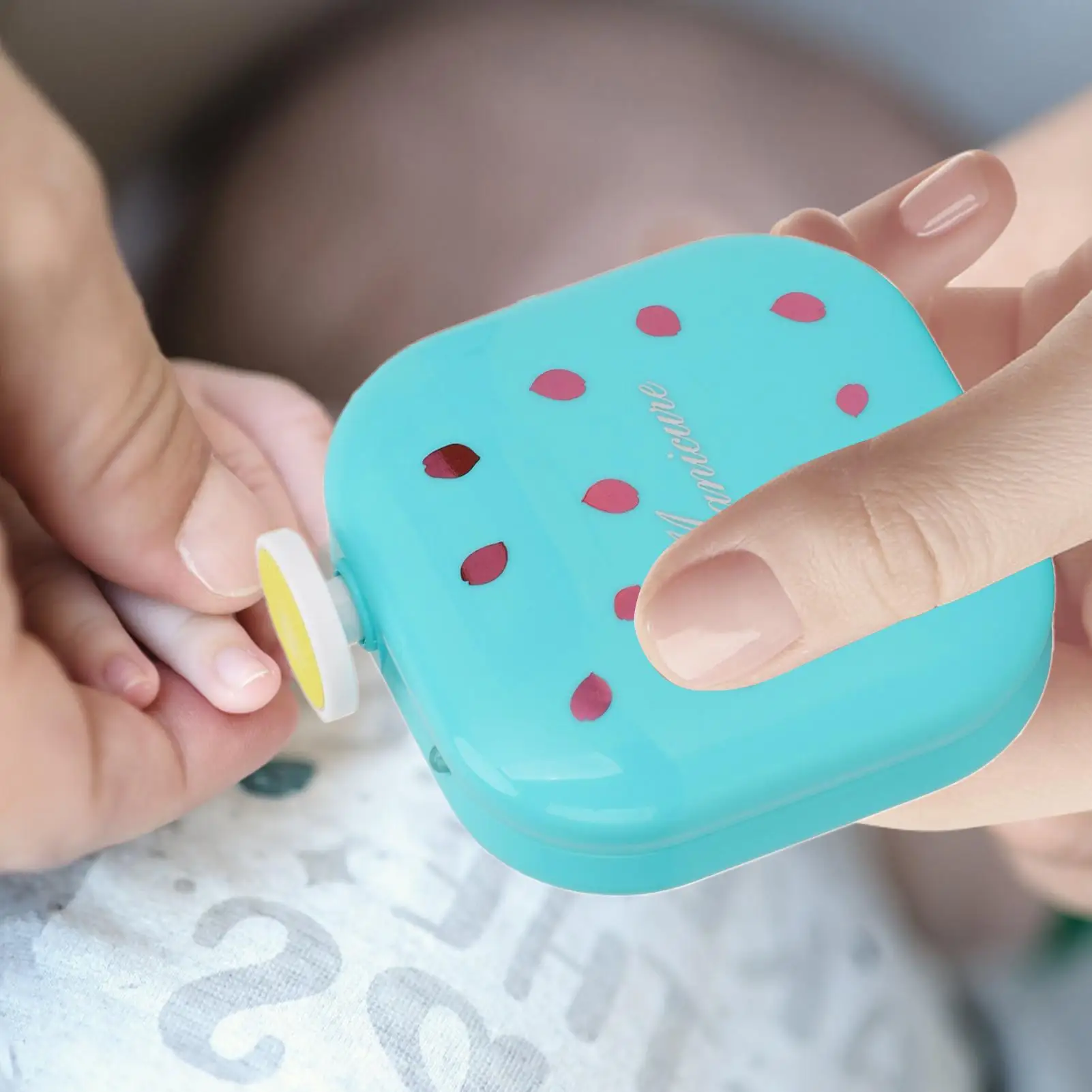 Cortauñas eléctrico USB para niños – Lima de uñas y 6 almohadillas - imagen 3