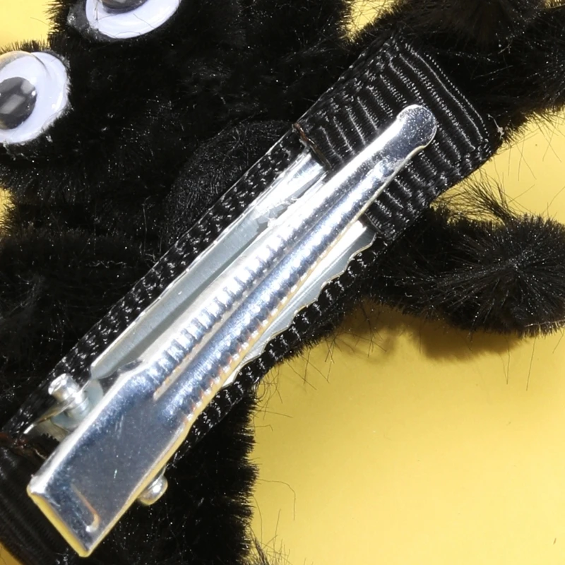 Horquilla bonita de arañas de Halloween para niñas, tocado de animales a la moda, pasadores para el cabello, accesorios para el cabello, decoración de fiesta - imagen 3